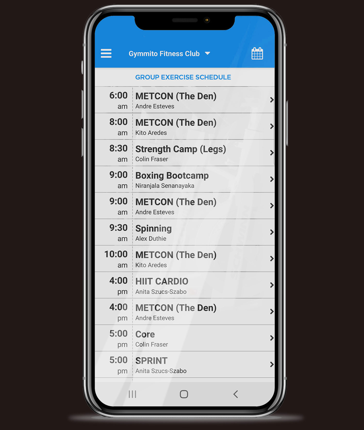 Gymmito Mobile Application