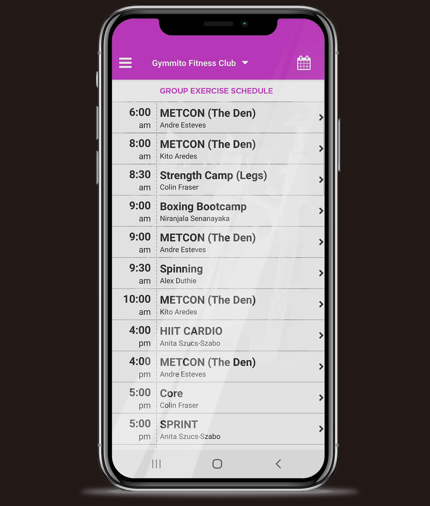 Gymmito Mobile Application